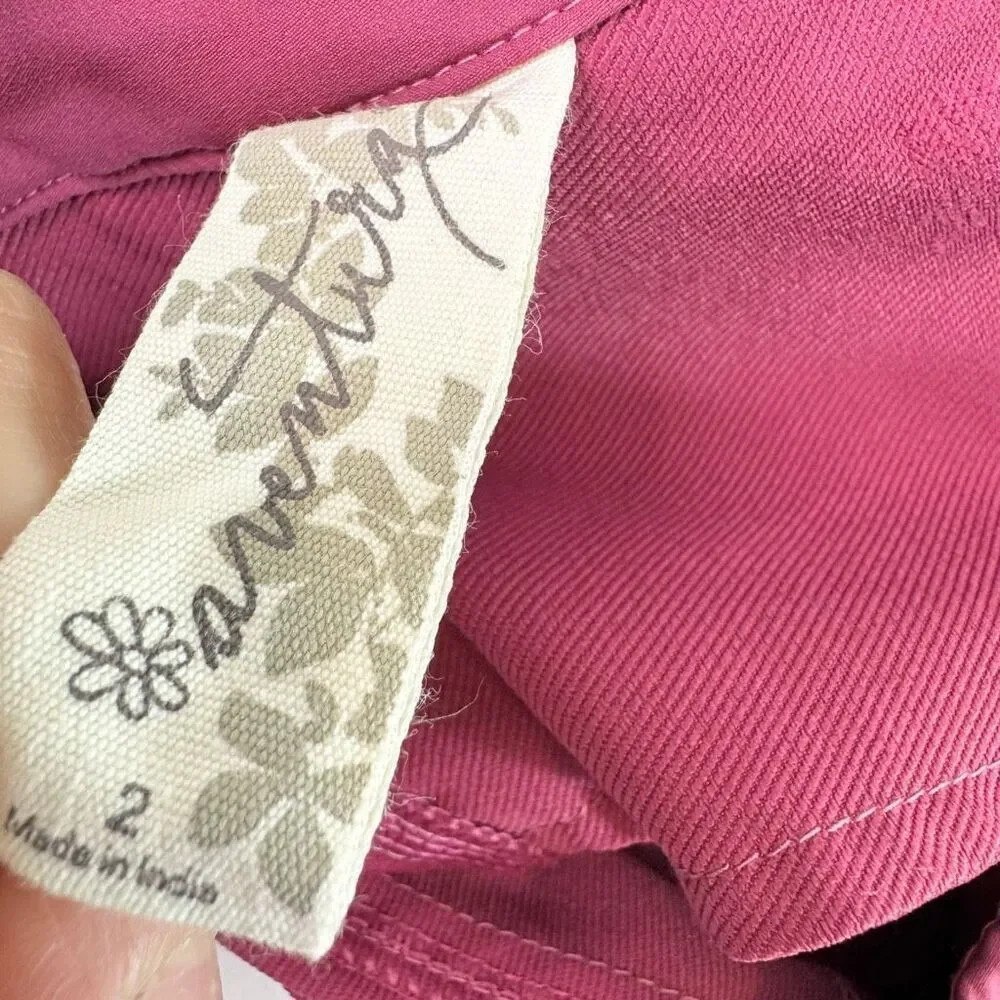 Adventure‎ Mini Skirt Womens 2 Pink Fuschia Tennis Pocket Back Zip Activewear